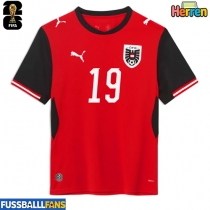 Österreich Christoph Baumgartner #19 Heimtrikot EM 2024 Kurzarm